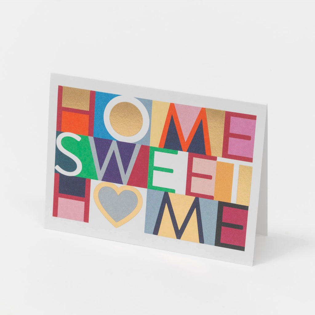 Mini greetings card 'Home Sweet Home'